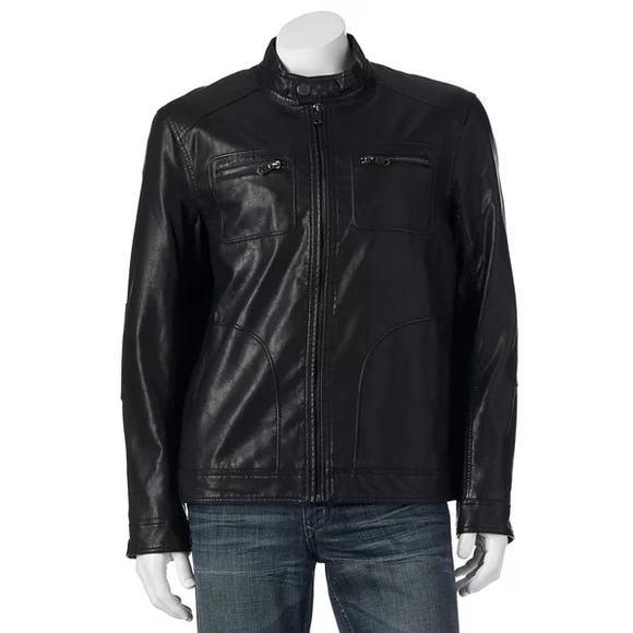 Marc Anthony leather jacket used* size small - Picture 3 of 3